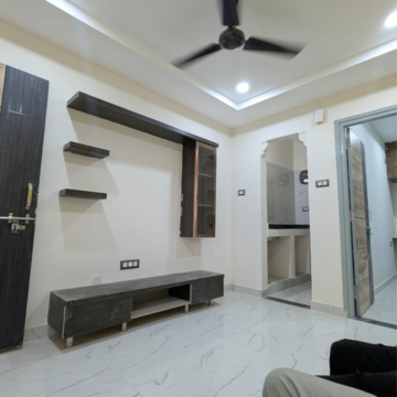 Building Lobby in 1 BHK Apartment at MK Residency Kondapur, Sriram Nagar – for Rent