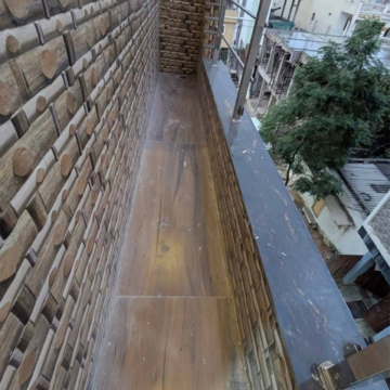 Balcony in 1 BHK Apartment at Padma Nilayam Kondapur, Sriram Nagar – for Rent