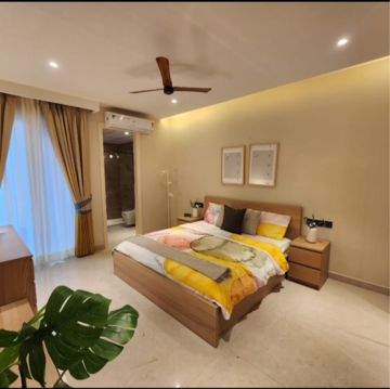 Living Room in 4 BHK Apartment at The Ananta Aspire, High Ground – for Sale