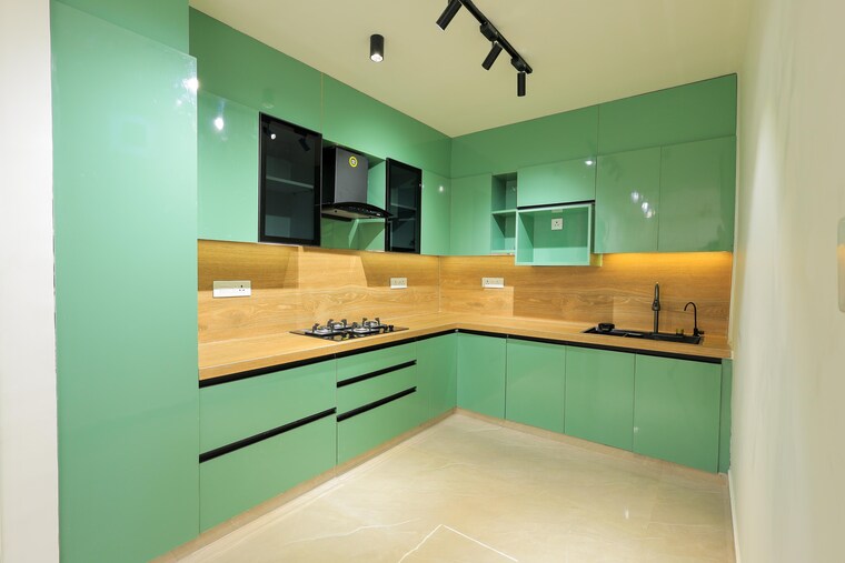 Kitchen, lajpat nagar ii 3 Bedroom 1800 Sq.Ft. Builder Floor In Lajpat Nagar ii Delhi 9147566