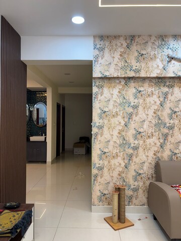 Living Room in 3 BHK Apartment at GHR Titania, Kondapur – for Rent