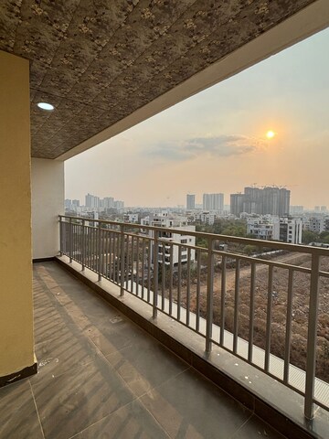 Balcony in 3 BHK Apartment at GHR Titania, Kondapur – for Rent