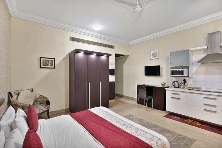 Bedroom, sector 51 Studio 668 Sq.Ft. Builder Floor In Sector 51 Gurgaon 9147807