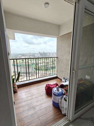 Balcony in 2 BHK Apartment at Rahul Downtown, Punawale – for Rent