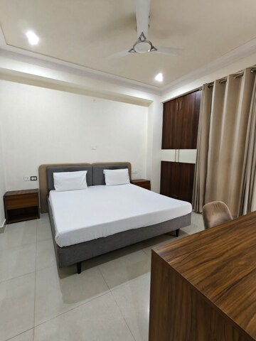 Bedroom in 3 BHK Builder Floor at Ansal Sushant Apartments, Sushant Lok I – for Rent