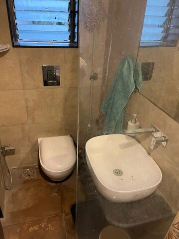 Bathroom in 2 BHK Apartment at Palm Beach Apartments, Versova – for Sale