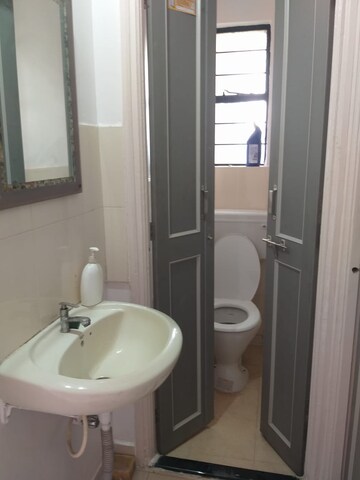 Bathroom in 1 BHK Apartment at Shantiban CHS, Kothrud – for Rent