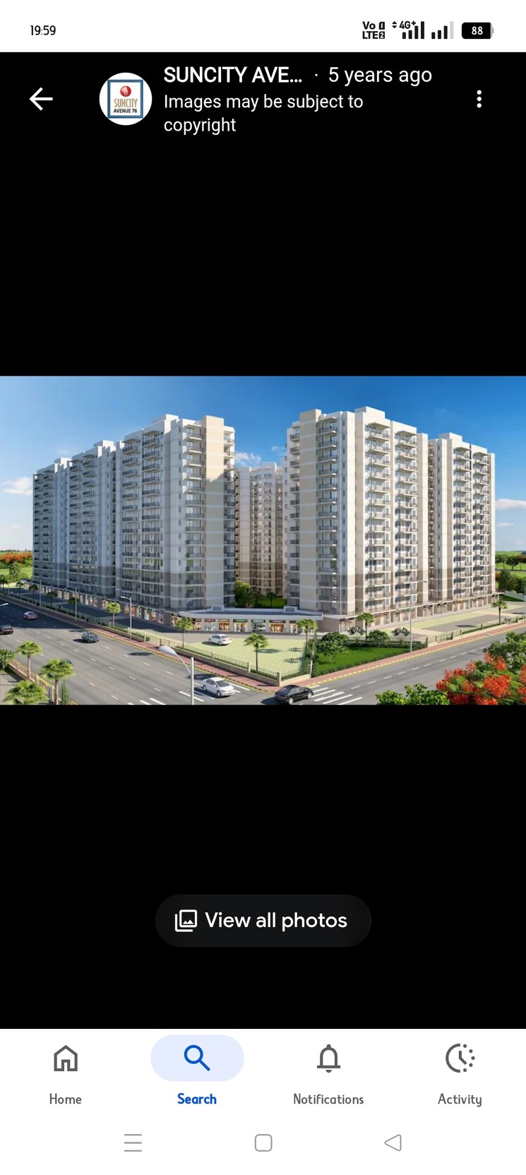 Exterior View, suncity-avenue-76 2 Bedroom 582 Sq.Ft. Apartment In Sector 76 Gurgaon 9147881