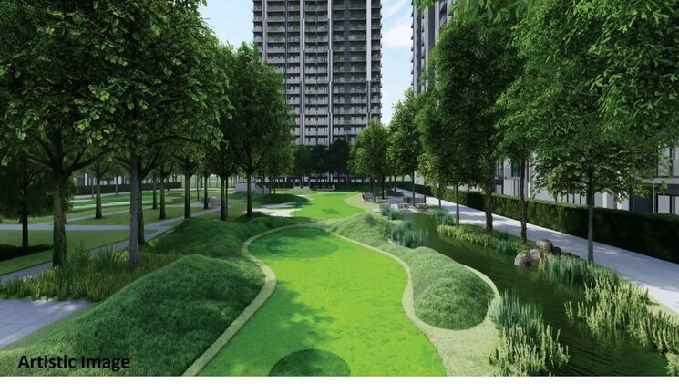 Garden, m3m-golf-hills 3 Bedroom 1902 Sq.Ft. Apartment In Sector 79 Gurgaon 9147912