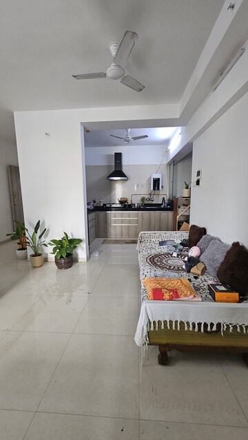Living Room in 2 BHK Apartment at Shree Venkatesh Graffiti Glover, Keshav Nagar – for Rent