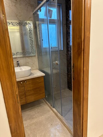 Bathroom in 3 BHK Builder Floor at Nizamuddin East – for Rent
