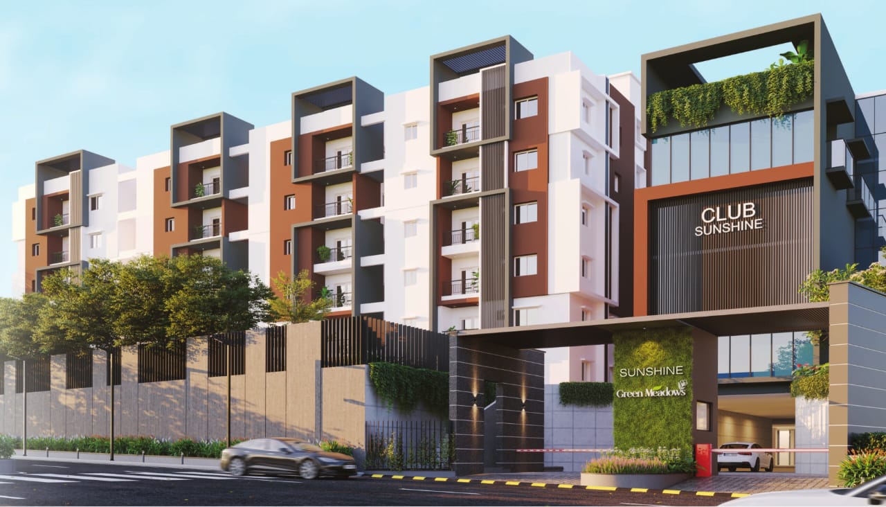 2 BHK + Pooja Room Apartment For Sale in Sunshine Green Meadows ba