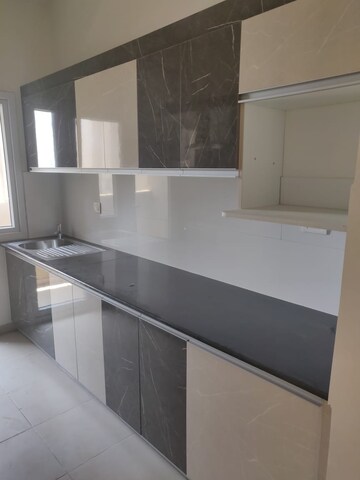 Kitchen in 3 BHK Apartment at Bhartiya Nikoo Homes, Thanisandra Main Road – for Rent