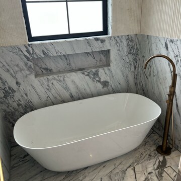 Bathroom in 4 BHK Builder Floor at Vasant Vihar – for Sale