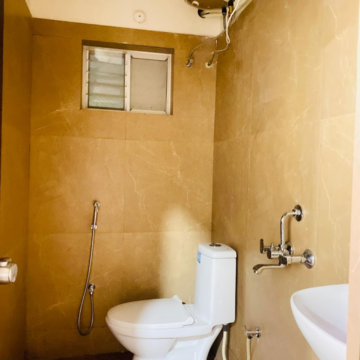 Bathroom in 2 BHK Builder Floor at Manikonda – for Rent