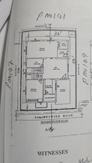Floor Plan in 3.5 BHK Villa at Hi Rise Paradise, Bachupally – for Sale