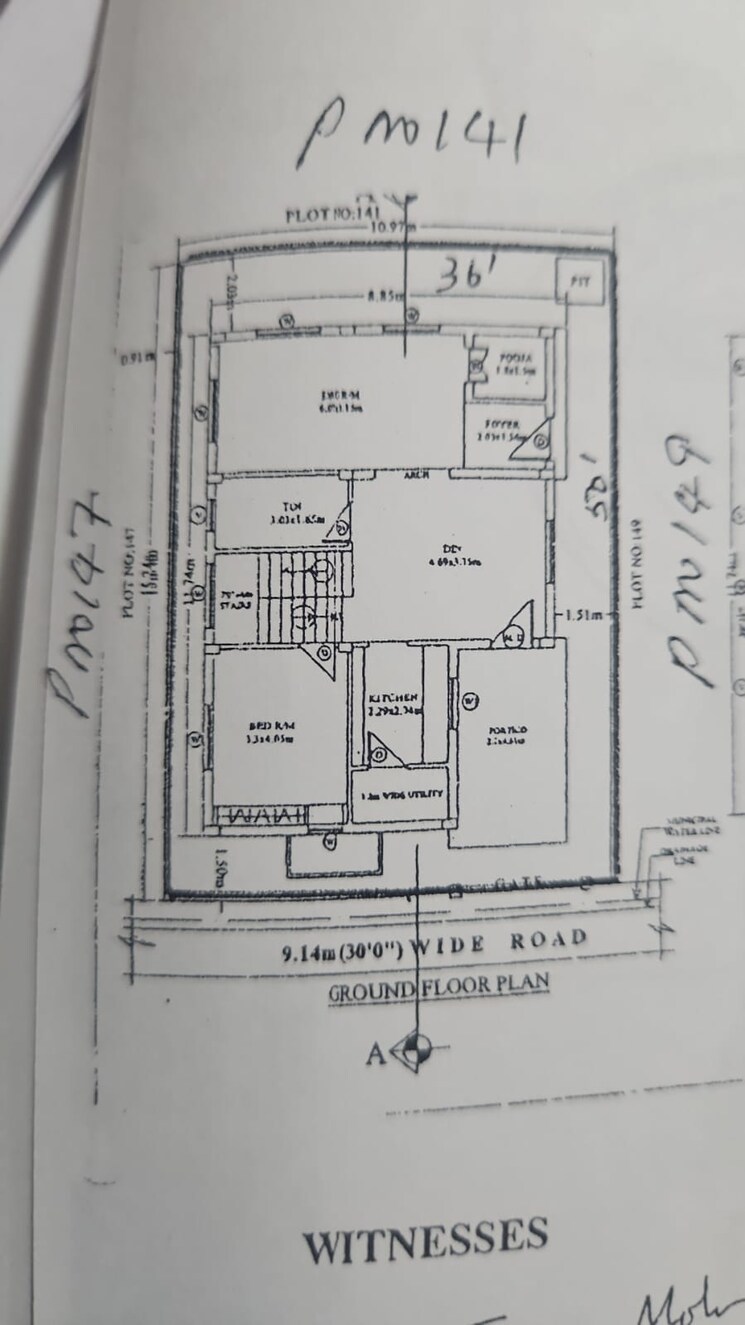 Floor Plan, hi-rise-paradise 3.5 Bedroom 2400 Sq.Ft. Villa In Bachupally Hyderabad 9148175