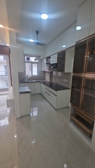 Kitchen in 3.5 BHK Builder Floor at Smart World Gems, Sector 89 – for Rent
