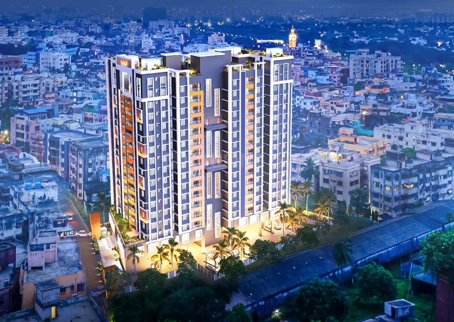 3 BHK + Study Room,Extra Room Apartment For Sale in Purti The Varanda