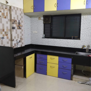 Kitchen in 3 BHK Apartment at Treasure Apartments, Kasarwadi – for Sale