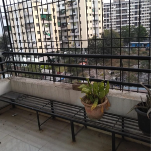 Balcony in 3 BHK Apartment at Treasure Apartments, Kasarwadi – for Sale