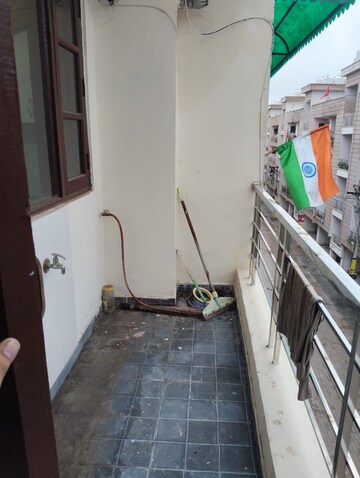 Balcony in 3 BHK Builder Floor at Dhakoli – for Rent