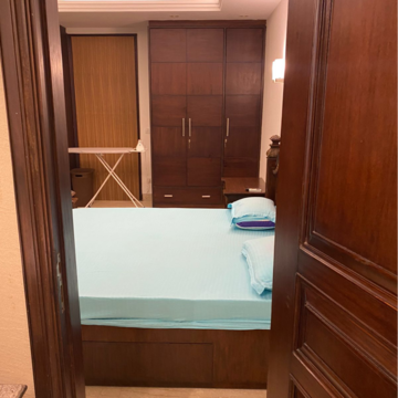 Kitchen in 1 BHK Builder Floor at Boutique Residential Apartments N-136, Panchsheel Park – for Rent
