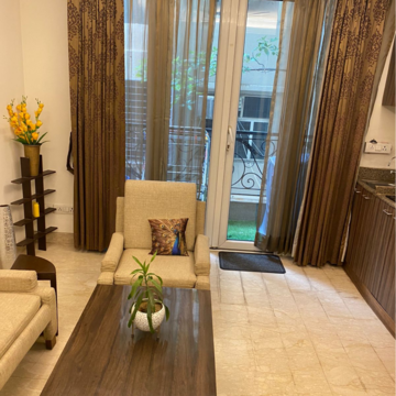 Balcony in 1 BHK Builder Floor at Boutique Residential Apartments N-136, Panchsheel Park – for Rent