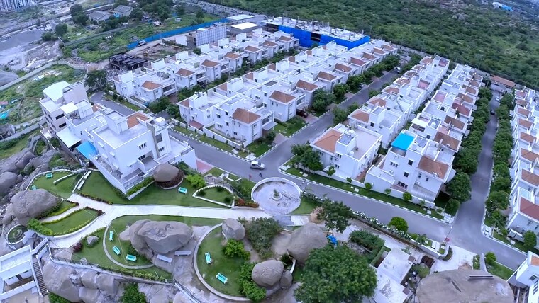 Exterior View, my-stick-hills 3.5 Bedroom 3000 Sq.Ft. Villa In Hi Tech City Hyderabad 9148248
