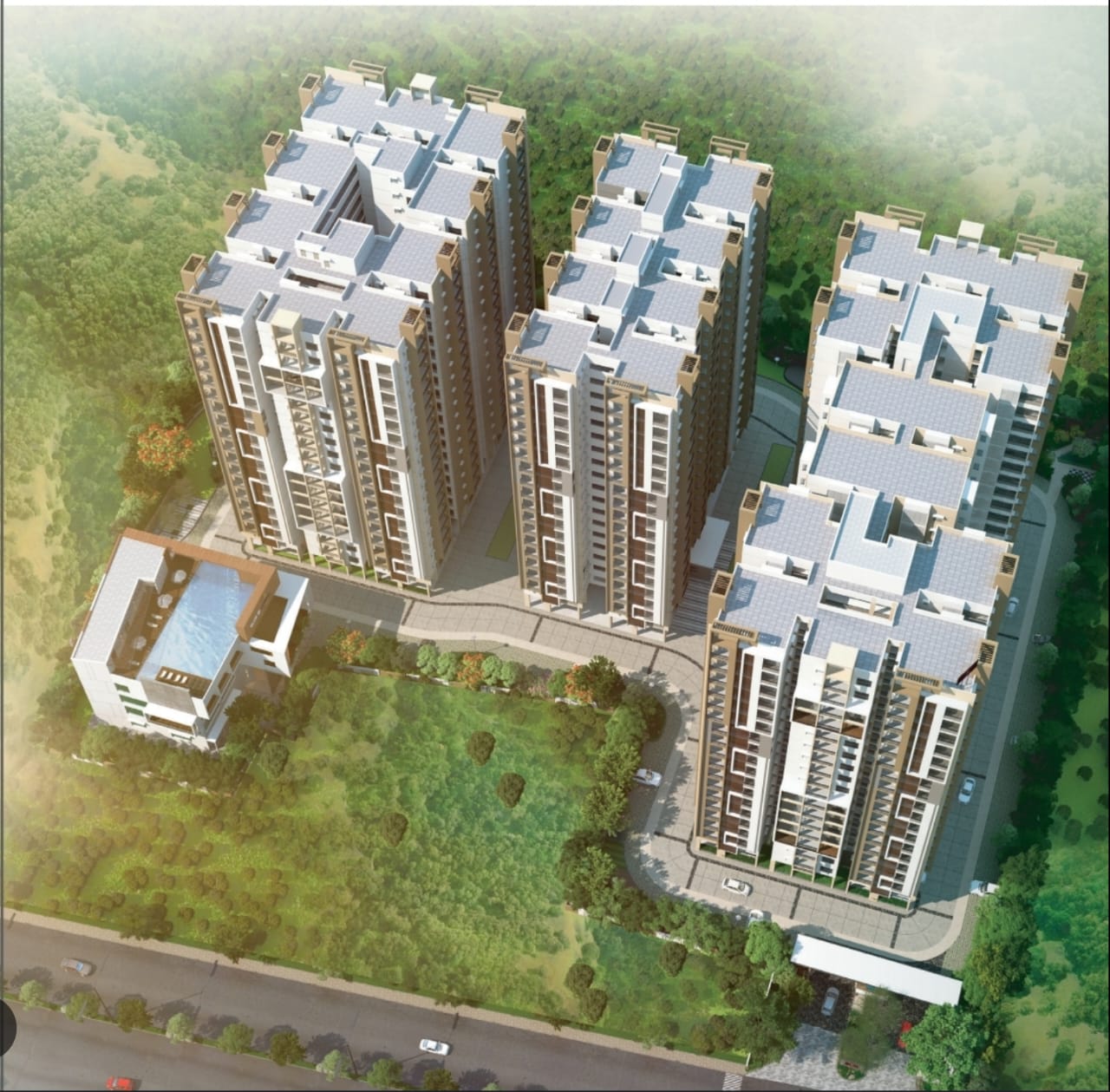 3 BHK + Pooja Room Apartment For Sale in Gem Nakshatra