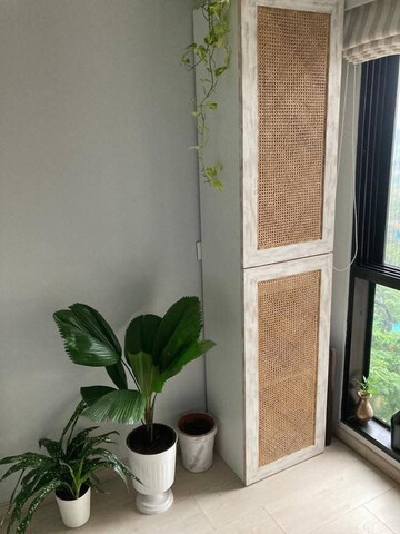 Balcony in 2.5 BHK Apartment at Kanakia Rainforest, Andheri East – for Rent