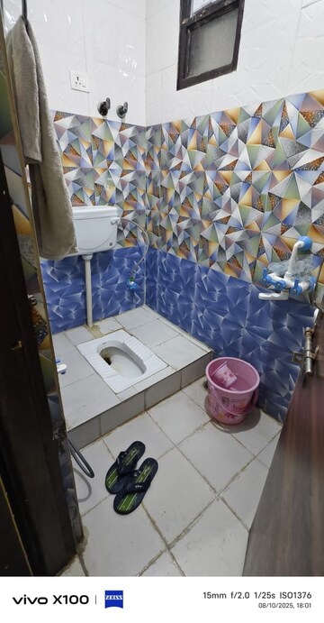 Bathroom in 3 BHK Apartment at Shaheen Bagh – for Sale
