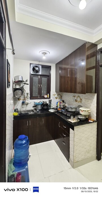 Kitchen in 3 BHK Apartment at Shaheen Bagh – for Sale