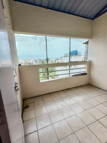 Balcony in 1 BHK Apartment at Punyadham Society, Wadgaon Sheri – for Rent