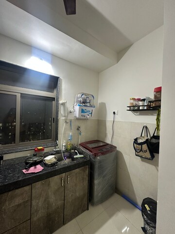 Kitchen in 2 BHK Apartment at Runwal Eirene, Balkum Pada – for Rent