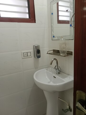 Bathroom in 2 BHK Builder Floor at Ansals Sushant City – for Rent