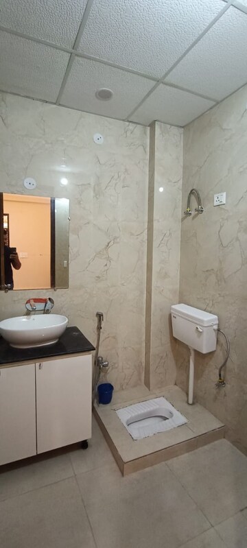 Bathroom in 3 BHK Builder Floor at Niti Khand I – for Rent