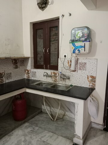 Kitchen in 1.5 BHK Builder Floor at Sector 18 – for Rent
