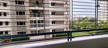 Balcony in 3 BHK Apartment at Rajapushpa Atria, Gachibowli – for Rent