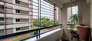 Balcony in 3 BHK Apartment at Rajapushpa Atria, Gachibowli – for Rent