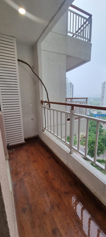 Balcony in 3.5 BHK Apartment at Rishita Mulberry Heights, Sushant Golf City – for Rent
