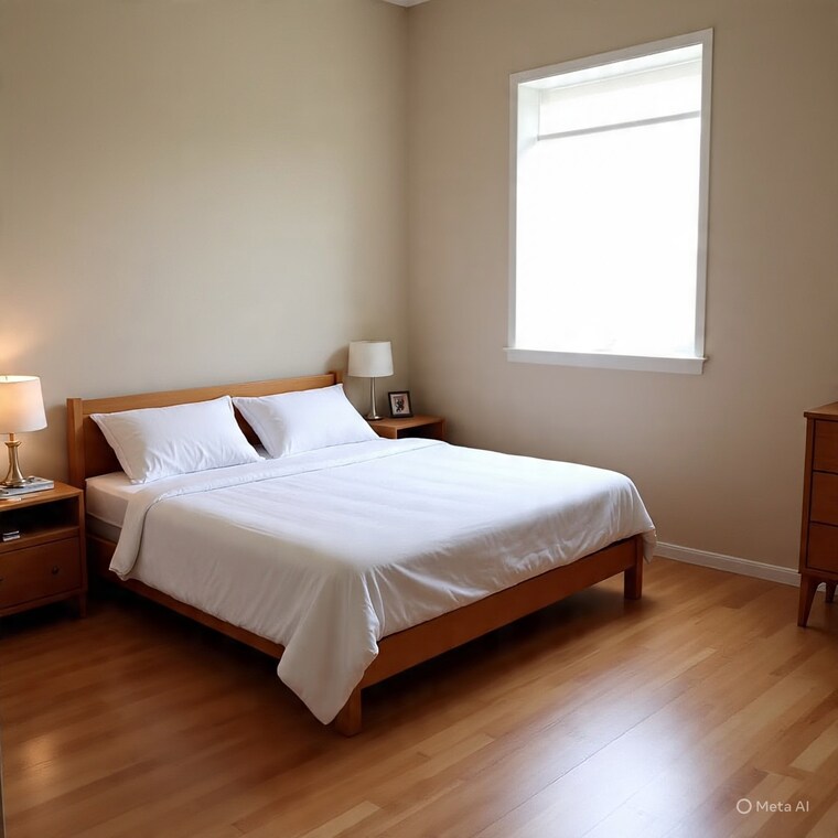 Bedroom, ganga nagar 1 Bedroom 600 Sq.Ft. Apartment In Ganga Nagar Rishikesh 9148532