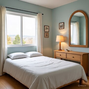 Bedroom in 1 BHK Apartment at Ganga Nagar – for Rent