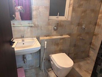 Bathroom in 2 BHK Apartment at Puranik Abitante, Bavdhan – for Rent