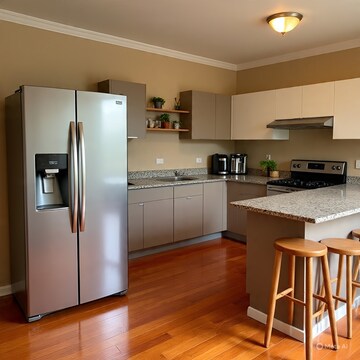 Kitchen in 1 BHK Apartment at Ganga Nagar – for Rent