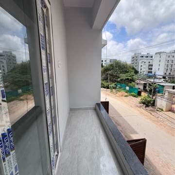 Balcony in 2 BHK Apartment at Kamala Arcade Kondapur, Kondapur – for Rent
