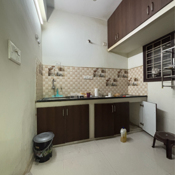Kitchen in 1 BHK Apartment at Legend Flora Kondapur, Masjid Banda – for Rent