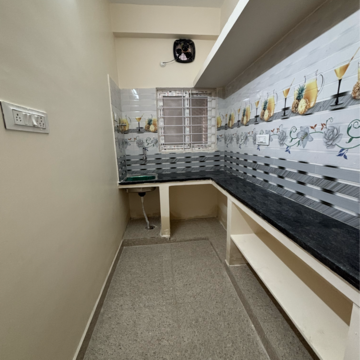 Kitchen in 1 BHK Apartment at NR Residency Kondapur, Sriram Nagar – for Rent