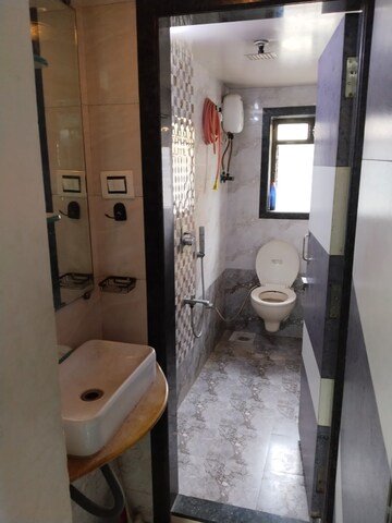 Bathroom in 1 BHK Apartment at Om Niwas CHS, Kurla – for Rent