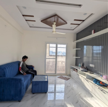 Living Room in 1 BHK Apartment at First Avenue Kondapur, Masjid Banda – for Rent